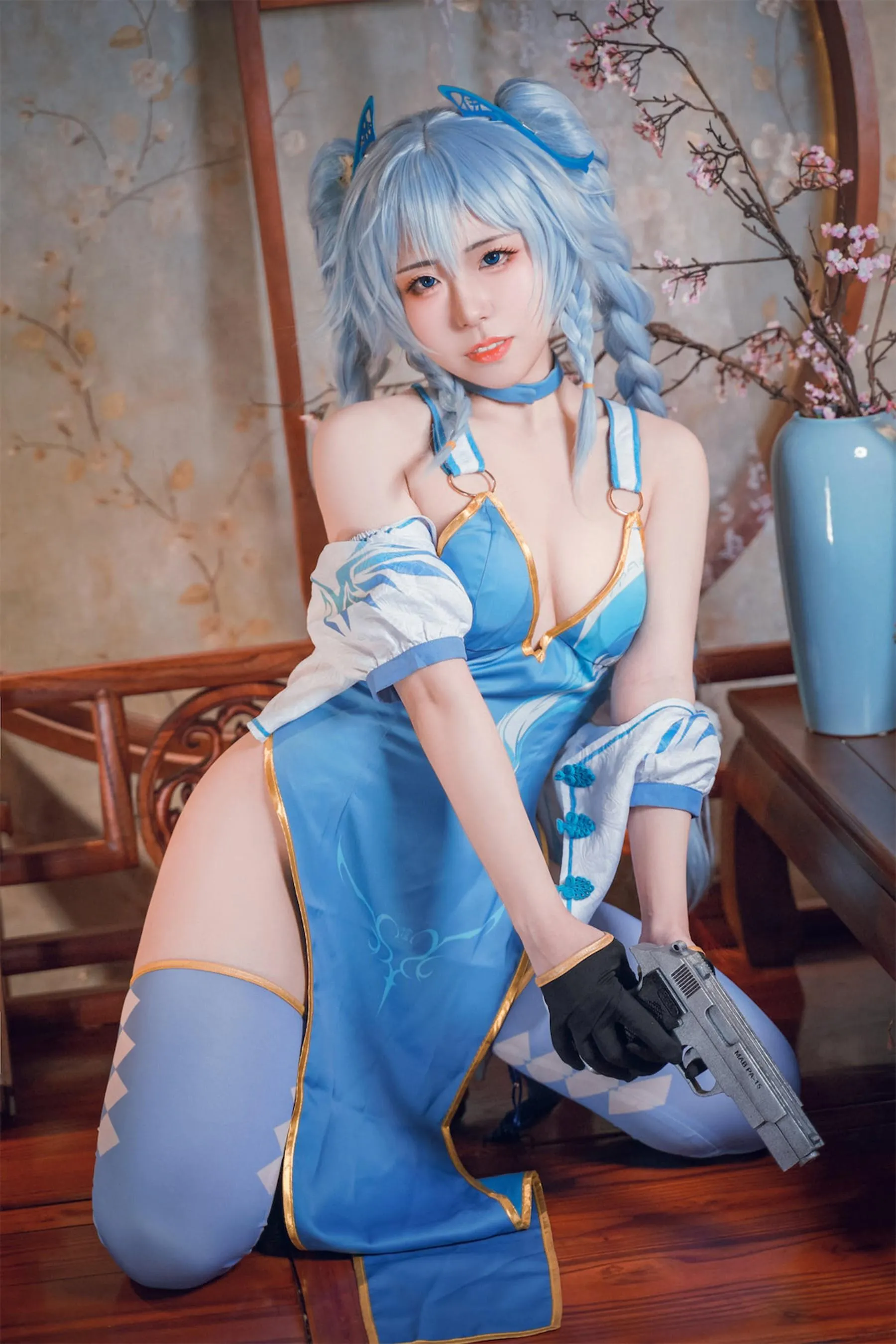 虎森森 – NO.17 少女前线 翠雀媚 [41P]插图4